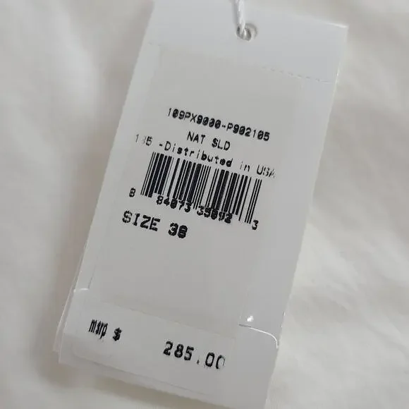 Armani Collezioni Pants Mens Size 38 Tall 35 inseam Off White NEW $285